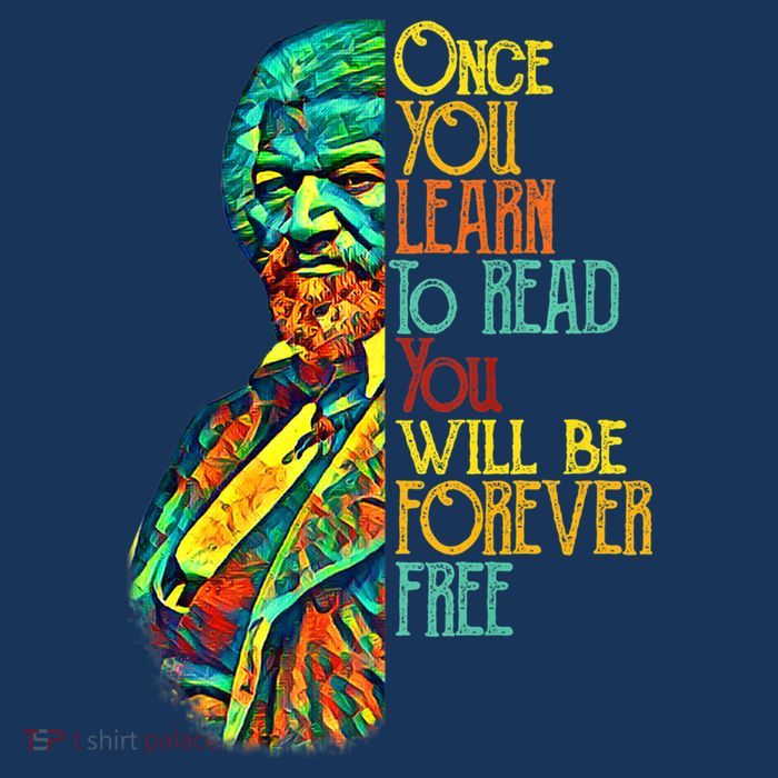 Frederick Douglass Black Leader Quote Black History Month Tall T-Shirt