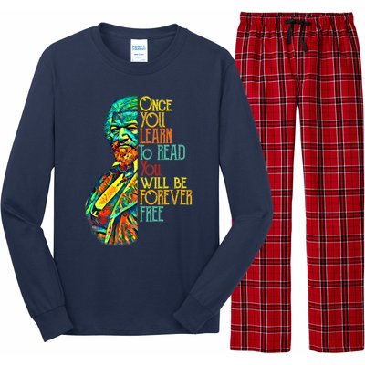 Frederick Douglass Black Leader Quote Black History Month Long Sleeve Pajama Set