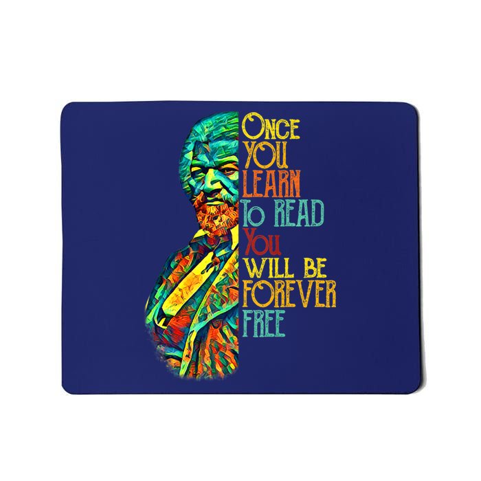 Frederick Douglass Black Leader Quote Black History Month Mousepad