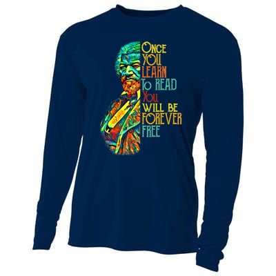 Frederick Douglass Black Leader Quote Black History Month Cooling Performance Long Sleeve Crew