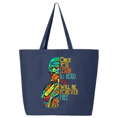 Frederick Douglass Black Leader Quote Black History Month 25L Jumbo Tote