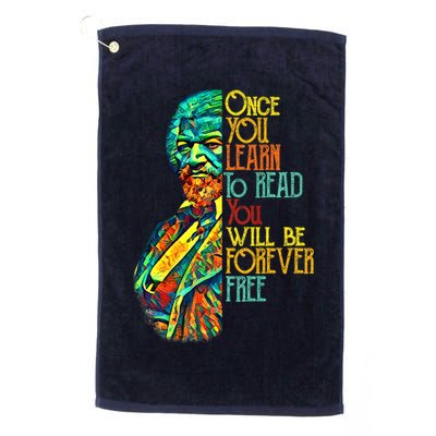 Frederick Douglass Black Leader Quote Black History Month Golf Towel