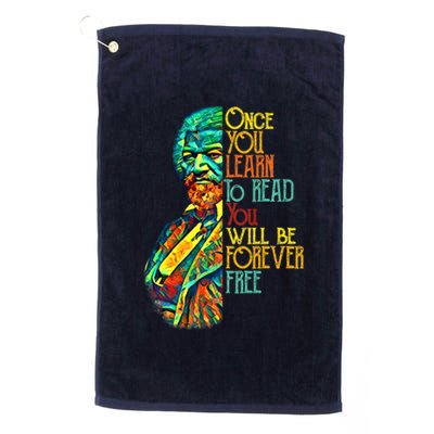 Frederick Douglass Black Leader Quote Black History Month Platinum Collection Golf Towel