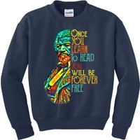 Frederick Douglass Black Leader Quote Black History Month Kids Sweatshirt