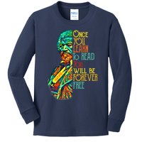 Frederick Douglass Black Leader Quote Black History Month Kids Long Sleeve Shirt