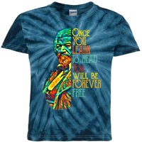 Frederick Douglass Black Leader Quote Black History Month Kids Tie-Dye T-Shirt