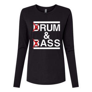 Funny Drum & Bass Rum & Ass Lovers Womens Cotton Relaxed Long Sleeve T-Shirt