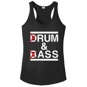 Funny Drum & Bass Rum & Ass Lovers Ladies PosiCharge Competitor Racerback Tank