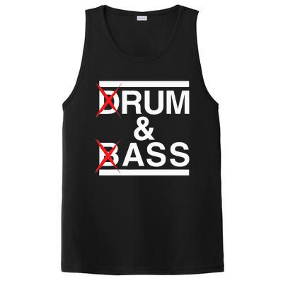 Funny Drum & Bass Rum & Ass Lovers PosiCharge Competitor Tank