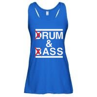 Funny Drum & Bass Rum & Ass Lovers Ladies Essential Flowy Tank