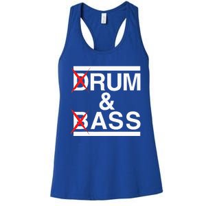 Funny Drum & Bass Rum & Ass Lovers Women's Racerback Tank