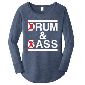 Funny Drum & Bass Rum & Ass Lovers Women's Perfect Tri Tunic Long Sleeve Shirt