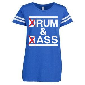 Funny Drum & Bass Rum & Ass Lovers Enza Ladies Jersey Football T-Shirt