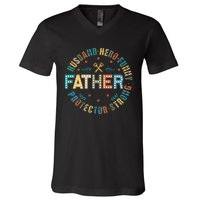 FatherS Day Best Dad Ever V-Neck T-Shirt