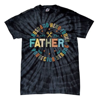 FatherS Day Best Dad Ever Tie-Dye T-Shirt