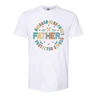 FatherS Day Best Dad Ever Softstyle CVC T-Shirt