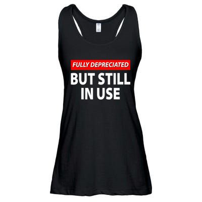 Fully Depreciated But Still In Use Funny Accounting Quote Ladies Essential Flowy Tank