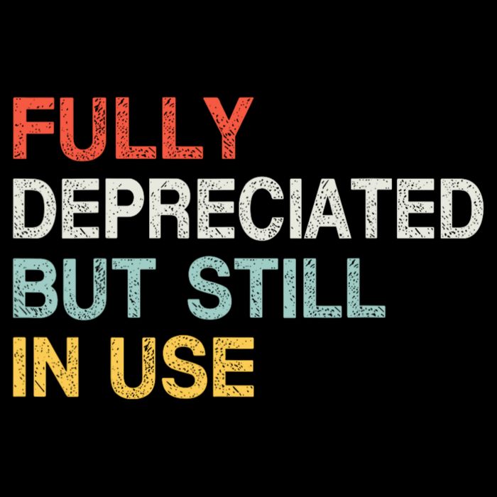 Fully Depreciated But Still In Use Funny Accounting Quote Impact Tech Backpack