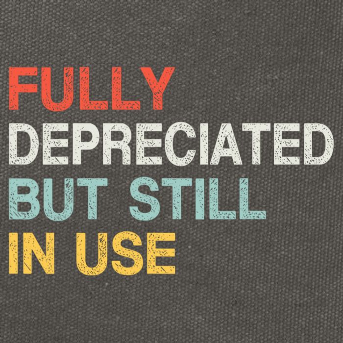 Fully Depreciated But Still In Use Funny Accounting Quote Cotton Canvas Backpack