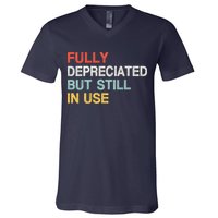 Fully Depreciated But Still In Use Funny Accounting Quote V-Neck T-Shirt