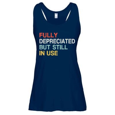 Fully Depreciated But Still In Use Funny Accounting Quote Ladies Essential Flowy Tank