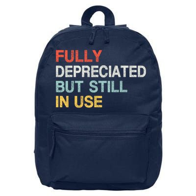Fully Depreciated But Still In Use Funny Accounting Quote 16 in Basic Backpack
