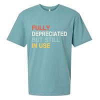 Fully Depreciated But Still In Use Funny Accounting Quote Sueded Cloud Jersey T-Shirt