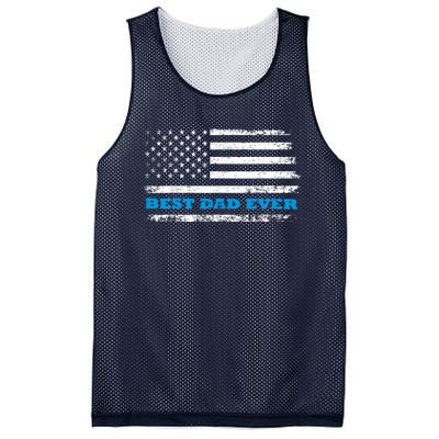 Fathers Day Best Dad Ever With Fathers Day Best Dad Ever With US American Flag Mesh Reversible Basketball Jersey Tank