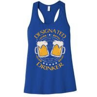 Funny Designated Beer Er St Pattys Day New Years Eve Funny Gift Women's Racerback Tank