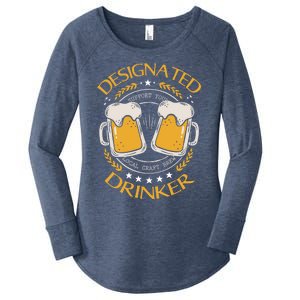 Funny Designated Beer Er St Pattys Day New Years Eve Funny Gift Women's Perfect Tri Tunic Long Sleeve Shirt