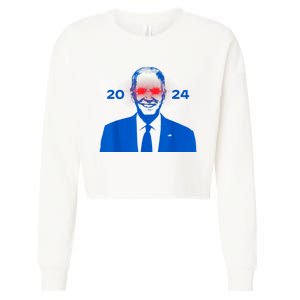 Funny Dark Brandon 2024 Cropped Pullover Crew