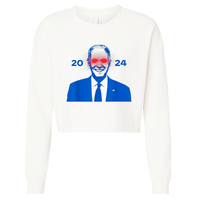 Funny Dark Brandon 2024 Cropped Pullover Crew