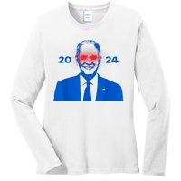 Funny Dark Brandon 2024 Ladies Long Sleeve Shirt