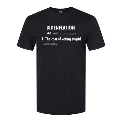 Funny Definition BidenFlation The Cost Of Voting Stupid Softstyle CVC T-Shirt