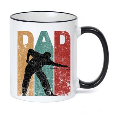 Father's Day Billiards Dad Vintage Gift For Dad 11oz Black Color Changing Mug