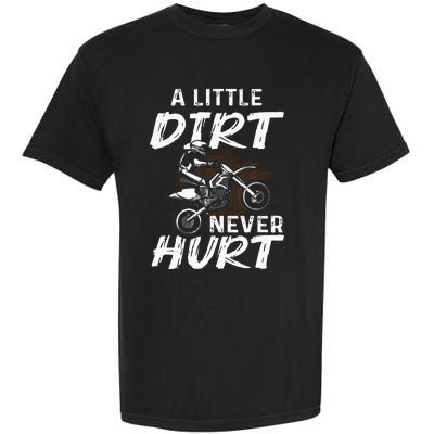 Funny Dirt Bike Gift For Motorcycle Motocross Biker Garment-Dyed Heavyweight T-Shirt