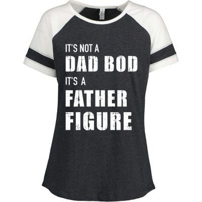 Funny Dad Bod It's A Father For Father's Day Funny Gift Enza Ladies Jersey Colorblock Tee