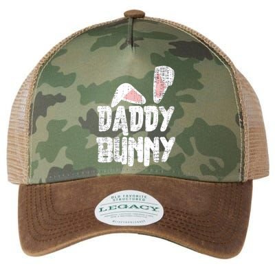 Funny Daddy Bunny Ears Easter Family Matching Father Dad Gift Legacy Tie Dye Trucker Hat