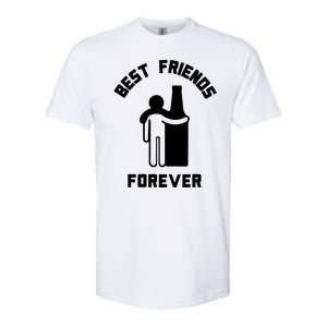 Funny Drinking Best Friend Forever Dad Saying Softstyle CVC T-Shirt