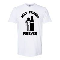 Funny Drinking Best Friend Forever Dad Saying Softstyle CVC T-Shirt