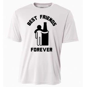 Funny Drinking Best Friend Forever Dad Saying Cooling Performance Crew T-Shirt