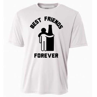 Funny Drinking Best Friend Forever Dad Saying Cooling Performance Crew T-Shirt