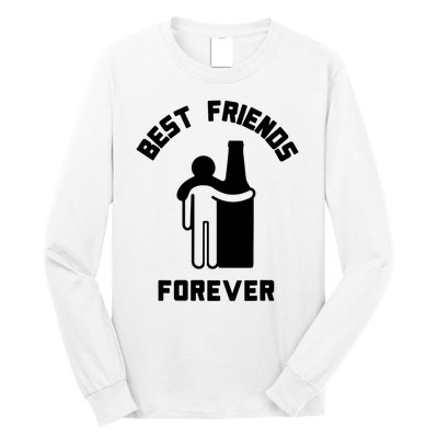 Funny Drinking Best Friend Forever Dad Saying Long Sleeve Shirt