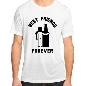 Funny Drinking Best Friend Forever Dad Saying Adult ChromaSoft Performance T-Shirt