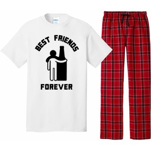 Funny Drinking Best Friend Forever Dad Saying Pajama Set