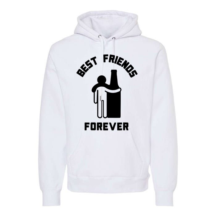 Funny Drinking Best Friend Forever Dad Saying Premium Hoodie