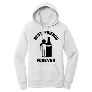 Funny Drinking Best Friend Forever Dad Saying Women's Pullover Hoodie