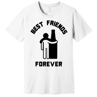 Funny Drinking Best Friend Forever Dad Saying Premium T-Shirt