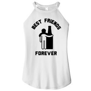 Funny Drinking Best Friend Forever Dad Saying Women's Perfect Tri Rocker Tank