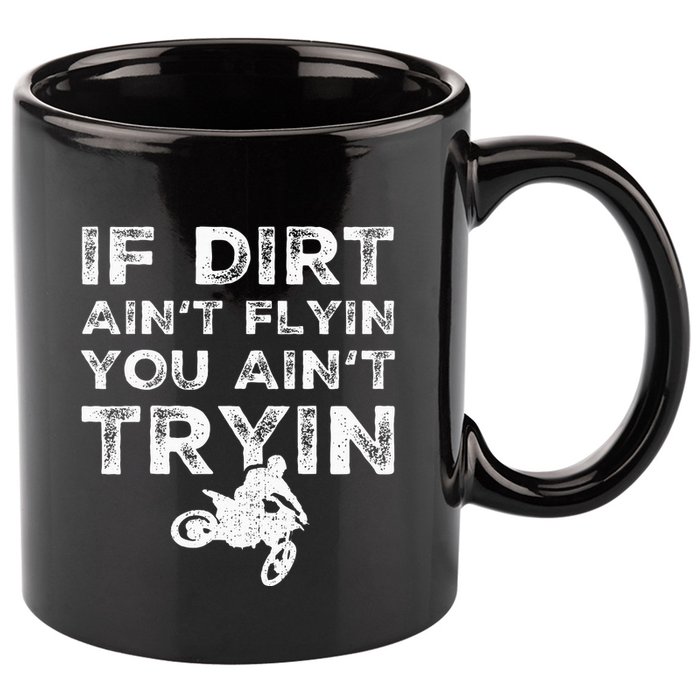 Funny Dirt Bike Riding Mx Motocross Rider Supercross 11oz C Handle Ceramic Mug